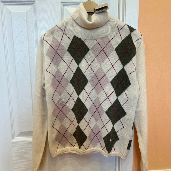 Nwt Burberry merino turtleneck sweater L - Picture 1 of 7